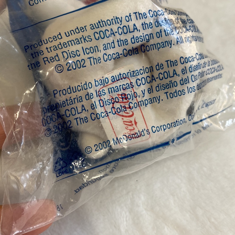 Holiday Coca-Cola Polar Bear Toy Collectible - Picture 3 of 5